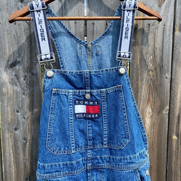 Vintage Tommy Hilfiger overalls 90s medium - Picture 6 of 11